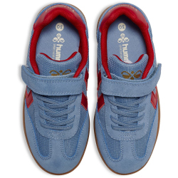 hummel VM78 CPH Sneaker mit Klettverschluss Kinder 7878 - faded denim/crimson 32