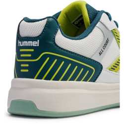 hummel All Court Hallenschuhe 9990 - white/green/yellow 36