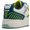 hummel All Court Hallenschuhe 9990 - white/green/yellow 36