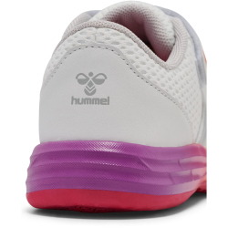 hummel Multiplay Flex VC Hallenschuhe mit Klettverschluss Kinder 9144 - white/pink 32