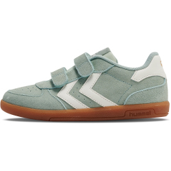 hummel Victory Suede II Sneaker Kinder 6398 - frosty green 32