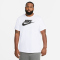 NIKE Sportswear T-Shirt Herren 101 - white/black S