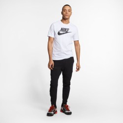 NIKE Sportswear T-Shirt Herren 101 - white/black XXL
