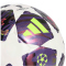 adidas UEFA Champions League Finale Pro Futsal Spielball JX9102 - dark purple/white/solar yellow
