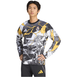 adidas Real Madrid x Marvel Avengers langarm Aufwärmshirt 2025/26 Herren