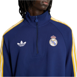 adidas Real Madrid 1/2-Zip Sweatshirt 2025/26 Herren