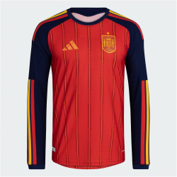 adidas RFEF Spanien Authentic langarm Heimtrikot 2026 Herren