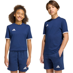 adidas Entrada 26 Trainingsshirt Kinder JZ6673 - team navy blue 2/white 128