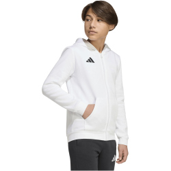 adidas Entrada 26 Sweatjacke Kinder KH1783 - white/black 128