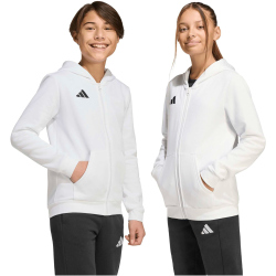 adidas Entrada 26 Sweatjacke Kinder KH1783 - white/black 128