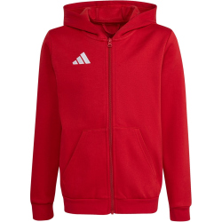 adidas Entrada 26 Sweatjacke Kinder KH1781 - team power red 2/white 116