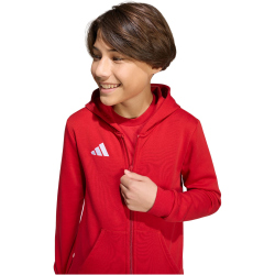 adidas Entrada 26 Sweatjacke Kinder KH1781 - team power red 2/white 116