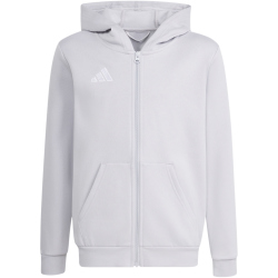 adidas Entrada 26 Sweatjacke Kinder KH1779 - team light grey/white 104