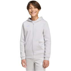 adidas Entrada 26 Sweatjacke Kinder KH1779 - team light grey/white 128