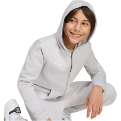adidas Entrada 26 Sweatjacke Kinder KH1779 - team light grey/white 128