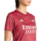 adidas FC Arsenal Aufwärmshirt 2025/26 Damen JZ6907 - team coll burgundy 2/pure ruby XS