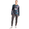 adidas FC Liverpool langarm Aufwärmshirt 2025/26 Damen KB1450 - black/eqt green/semi pink glow S