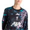 adidas FC Liverpool langarm Aufwärmshirt 2025/26 Damen KB1450 - black/eqt green/semi pink glow S
