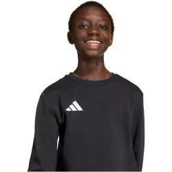 adidas Entrada 26 Sweatshirt Kinder JZ6554 - black/white 128