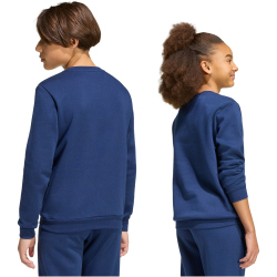 adidas Entrada 26 Sweatshirt Kinder JZ6552 - team navy blue 2/white 116