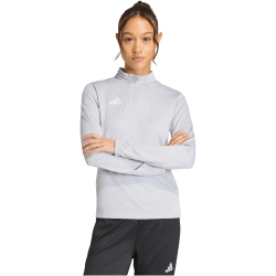 adidas Entrada 26 langarm Trainingsshirt Damen JZ6647 - team light grey/white M