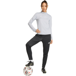adidas Entrada 26 langarm Trainingsshirt Damen JZ6647 - team light grey/white M