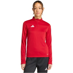 adidas Entrada 26 langarm Trainingsshirt Damen JZ6645 - team power red 2/white S