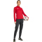 adidas Entrada 26 langarm Trainingsshirt Damen JZ6645 - team power red 2/white M