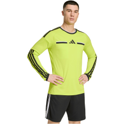 adidas Referee 26 langarm Schiedsrichtertrikot Herren KB2987 - team semi sol yellow/black XS