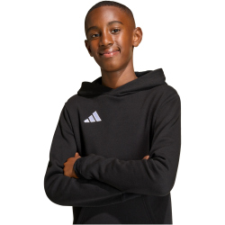 adidas Entrada 26 Hoodie Kinder JZ6569 - black/white 116