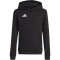 adidas Entrada 26 Hoodie Kinder JZ6569 - black/white 116