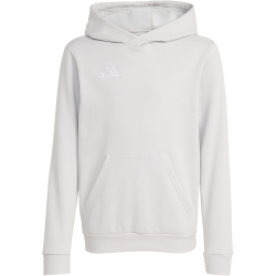adidas Entrada 26 Hoodie Kinder JZ6562 - team light grey/white 104