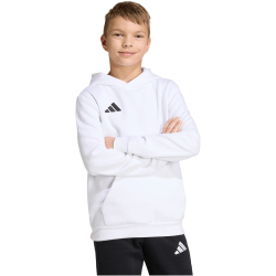 adidas Entrada 26 Hoodie Kinder JZ6561 - white/black 116