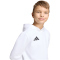 adidas Entrada 26 Hoodie Kinder JZ6561 - white/black 116