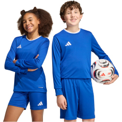 adidas Entrada 26 langarm Trikot Kinder KF5886 - team royal blue/white 104