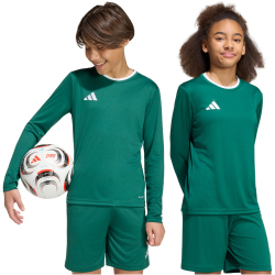 adidas Entrada 26 langarm Trikot Kinder KF5873 - team dark green/white 104