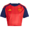 adidas RFEF Spanien Cropped Heimtrikot 2026 Damen KE8079 - vivid red XXS