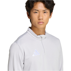 adidas Entrada 26 langarm Trainingsshirt Herren JZ6654 - team light grey/white S