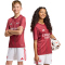 adidas FC Arsenal Aufwärmshirt 2025/26 Kinder JZ6908 - team coll burgundy 2/pure ruby 128