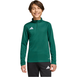 adidas Entrada 26 langarm Trainingsshirt Kinder KE9825 - team dark green/white 140
