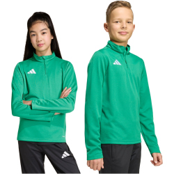 adidas Entrada 26 langarm Trainingsshirt Kinder JZ6632 - team green/white 128