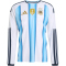 adidas AFA Argentinien Authentic langarm Heimtrikot 2026 Herren KA8068 - white/icey blue/light blue M