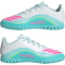 adidas F50 Messi Club TF Multinocken-Fußballschuhe Kinder JQ0949 - cloud white/lucid pink/flash aqua 28