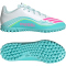 adidas F50 Messi Club TF Multinocken-Fußballschuhe Kinder JQ0949 - cloud white/lucid pink/flash aqua 28