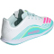 adidas F50 Messi Club IN Fußballschuhe Kinder JQ0948 - cloud white/lucid pink/flash aqua 28