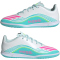 adidas F50 Messi Club IN Fußballschuhe Kinder JQ0948 - cloud white/lucid pink/flash aqua 28