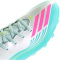 adidas F50 Messi Club FG/MG Fußballschuhe JQ0946 - cloud white/lucid pink/flash aqua 39 1/3