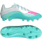 adidas F50 Messi Club FG/MG Fußballschuhe JQ0946 - cloud white/lucid pink/flash aqua 39 1/3