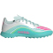 adidas F50 Messi League TF Multinocken-Fußballschuhe Kinder JQ0944 - cloud white/lucid pink/flash aqua 30