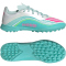 adidas F50 Messi League TF Multinocken-Fußballschuhe Kinder JQ0944 - cloud white/lucid pink/flash aqua 30